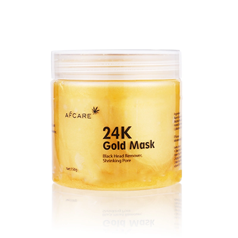 Venta caliente Mascarilla Facial Hidratante hidratante natural de colágeno de la piel Mascarilla de oro 24K.