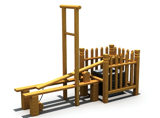 Fashion Funny Outdoor Manual Wooden Amusement Park Toys for Children (TY-1908907)