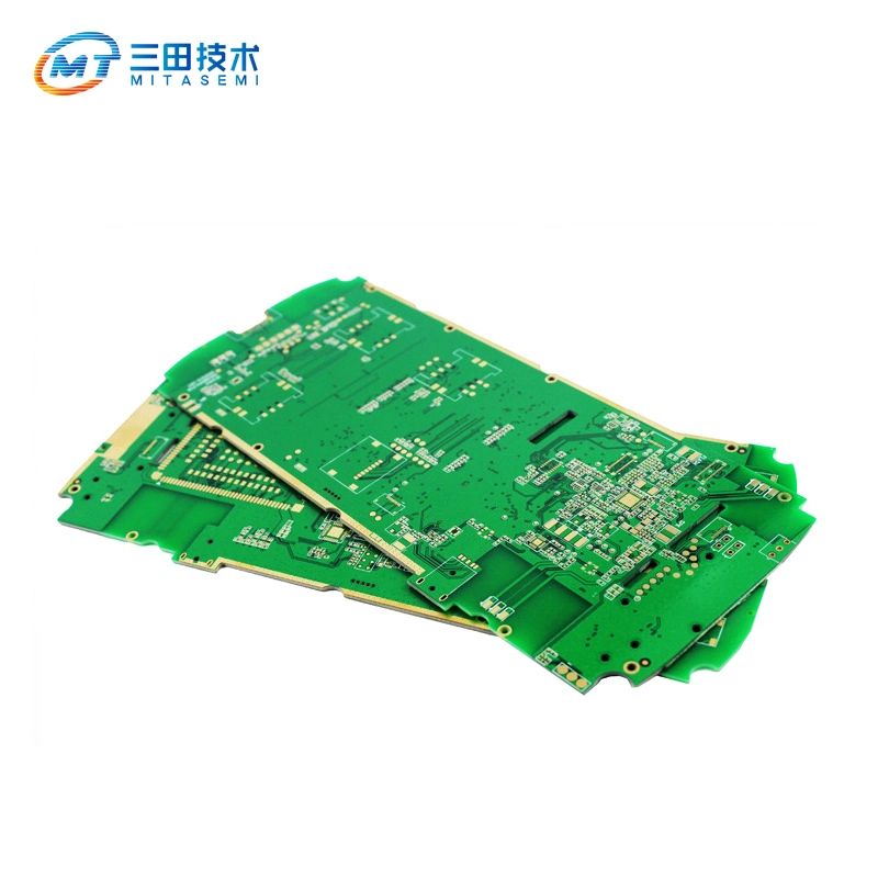 Multilayer PCB Circuit Board HDI PCB Board Fr4 Printed Circuit Board Motherboard with Half Path 0.4mm