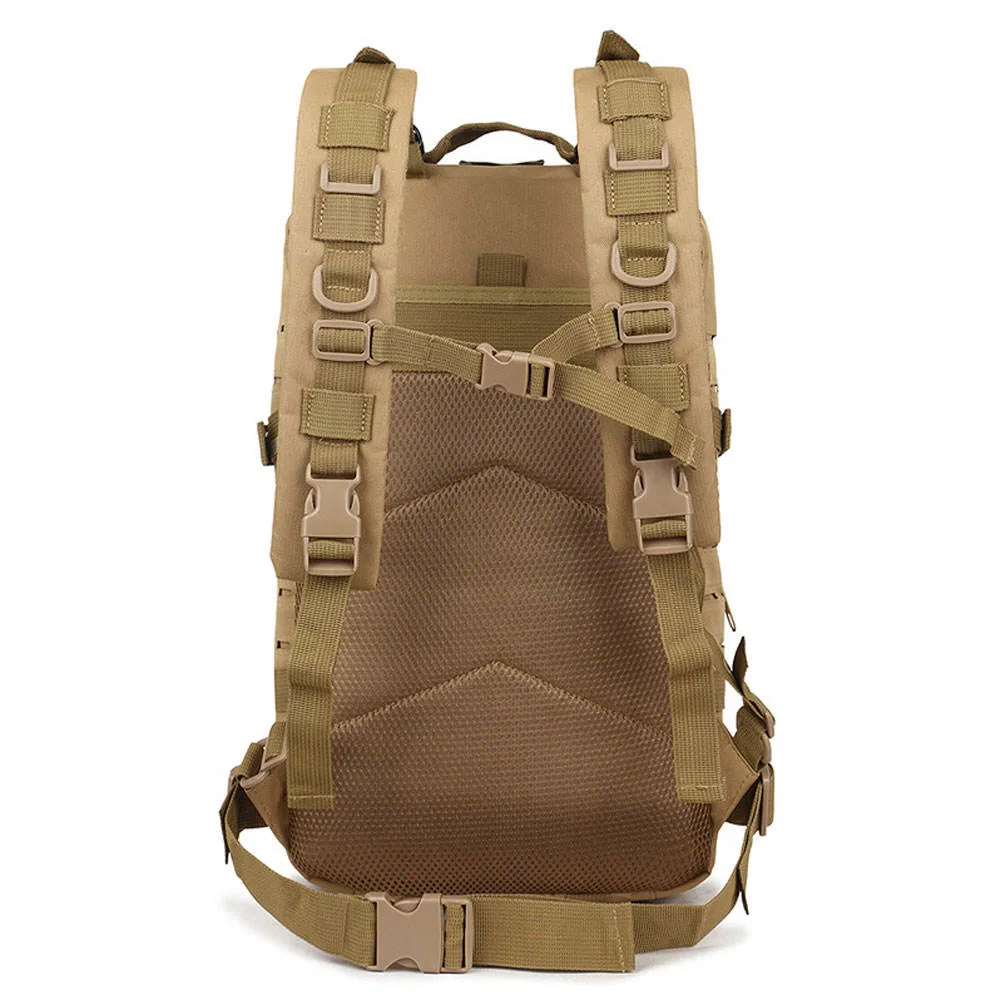 Randonnée Camping randonnée pédestre Sac à dos Sport extérieur Sac à dos 3p laser Molle