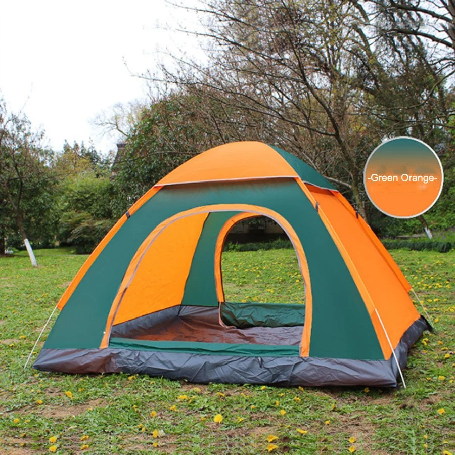 Venta caliente Easy Install 3-4 Personas Camping Carpa domo para uso familiar