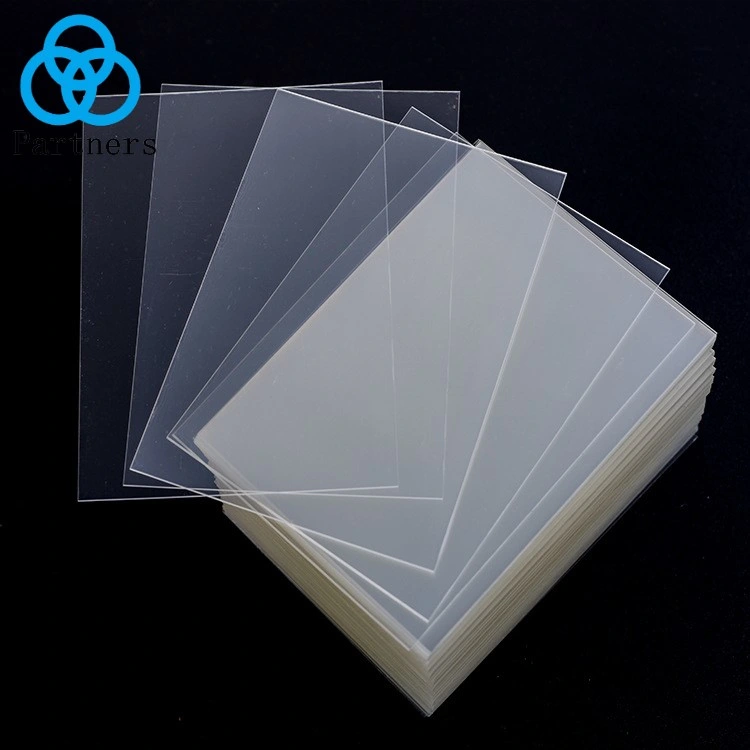 Carte plastique PVC transparent