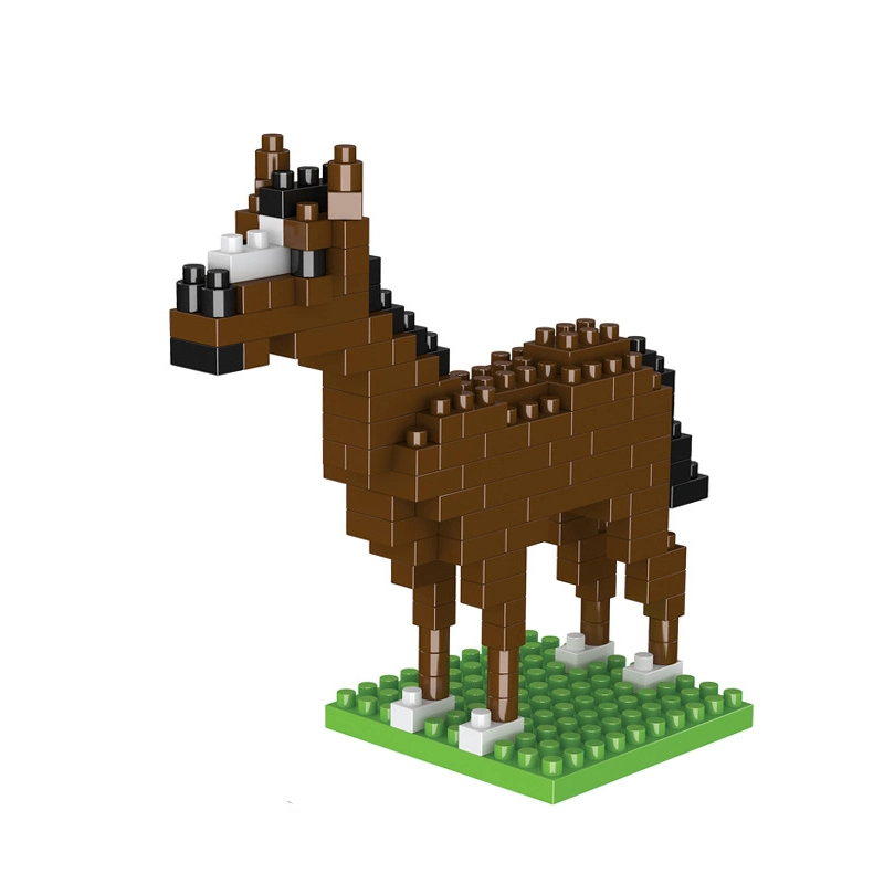 Puzzle kleine Bausteine Micro Brick Tiere DIY Block Cartoon