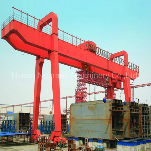 Mobile Electric Trolley 90 T Box Double Beam Girder Gantry Crane