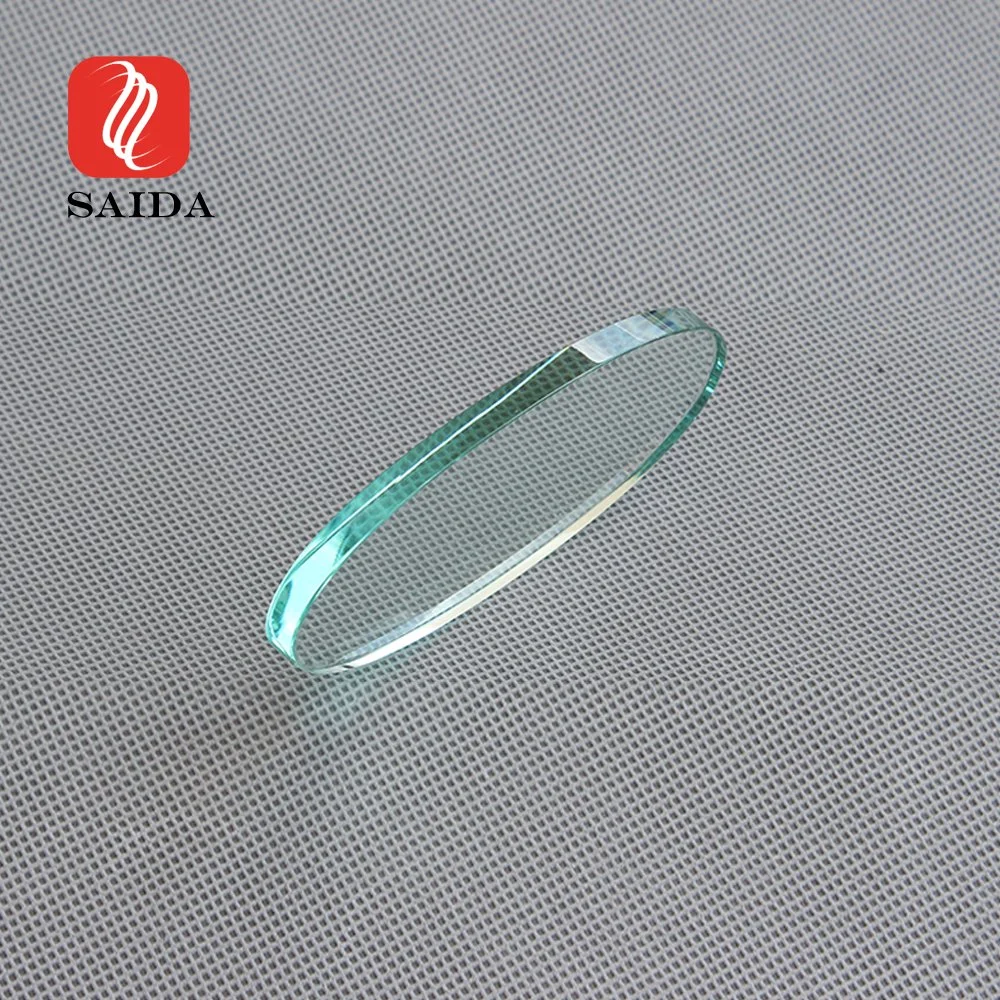 4mm Custom Shape Ultra Clear Ribbed Frosted Tempered Glass for Lighting