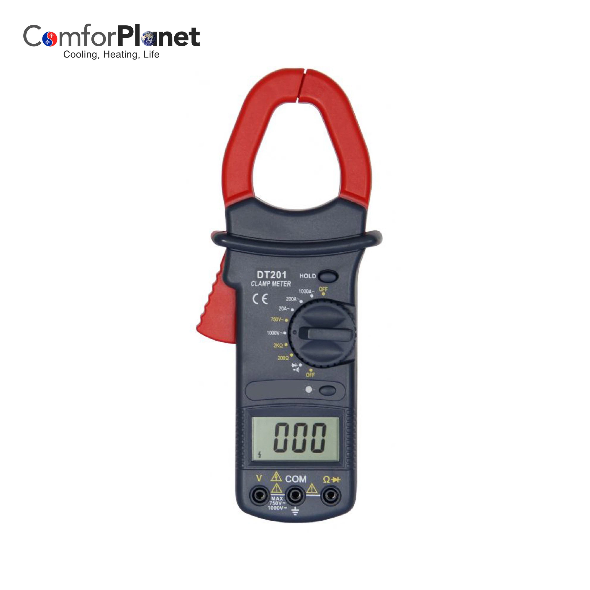 Dt-3266A Factory Price High Precision Clamp Meter for AC Current Tester LCD Display Portable Digital Clamp Multimeter