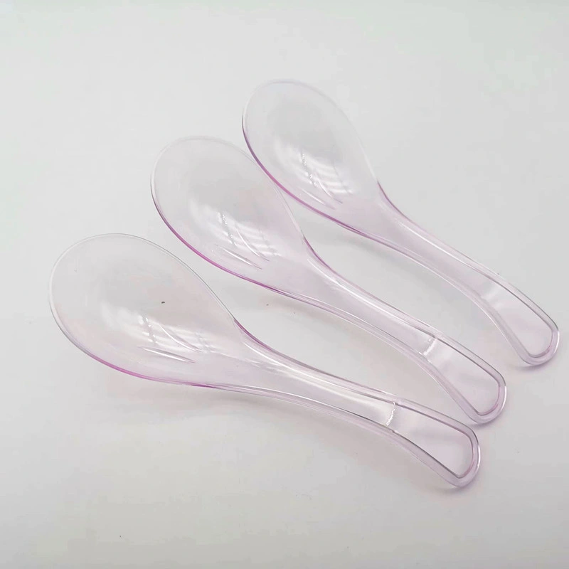 High quality/High cost performance Soup Rice Spoons Cutlery Coloured Disposable Plastic Spoon