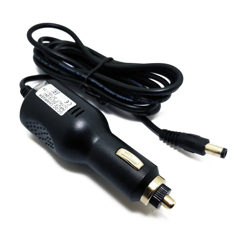 Universal 12V-24V Zigarettenanzünder Stecker DC 12V 2A Auto-Ladegerät Netzteil-Ladegerät mit Kabel