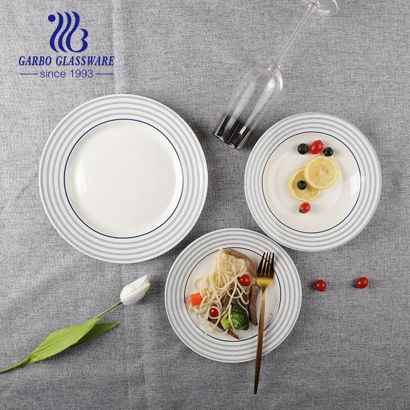 Microwave Safe Oven Safe Porcelain Side Plate New Bone China Home Hotel Daily Use Serving Dish Round Shaped Dinner Plates Set