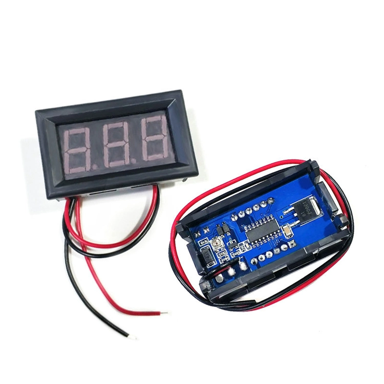 0,56-Zoll-led-Spannungstafel mit 2Wire DC und 5V-120V-DC-Anzeige Voltmeter