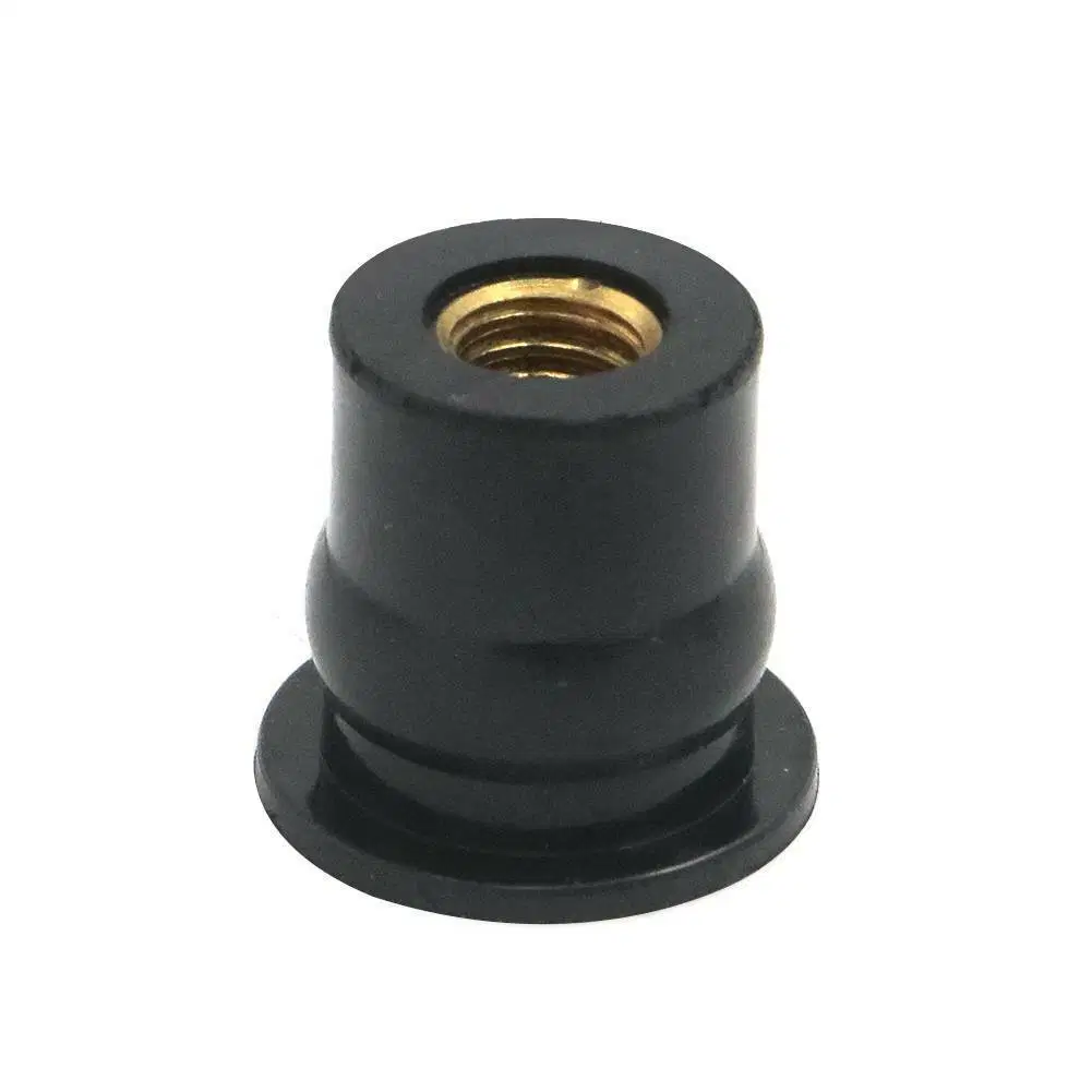 M6 Brass Insert Rubber Well Nut M4 M5 M6 M8 Rubber Nut