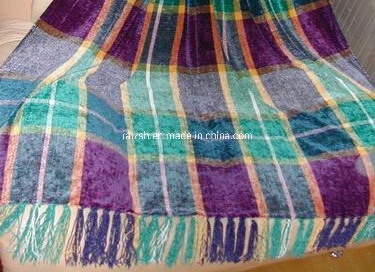 Chenille Throw Scarf Shawl Throw Colorfule Style Winter-Use