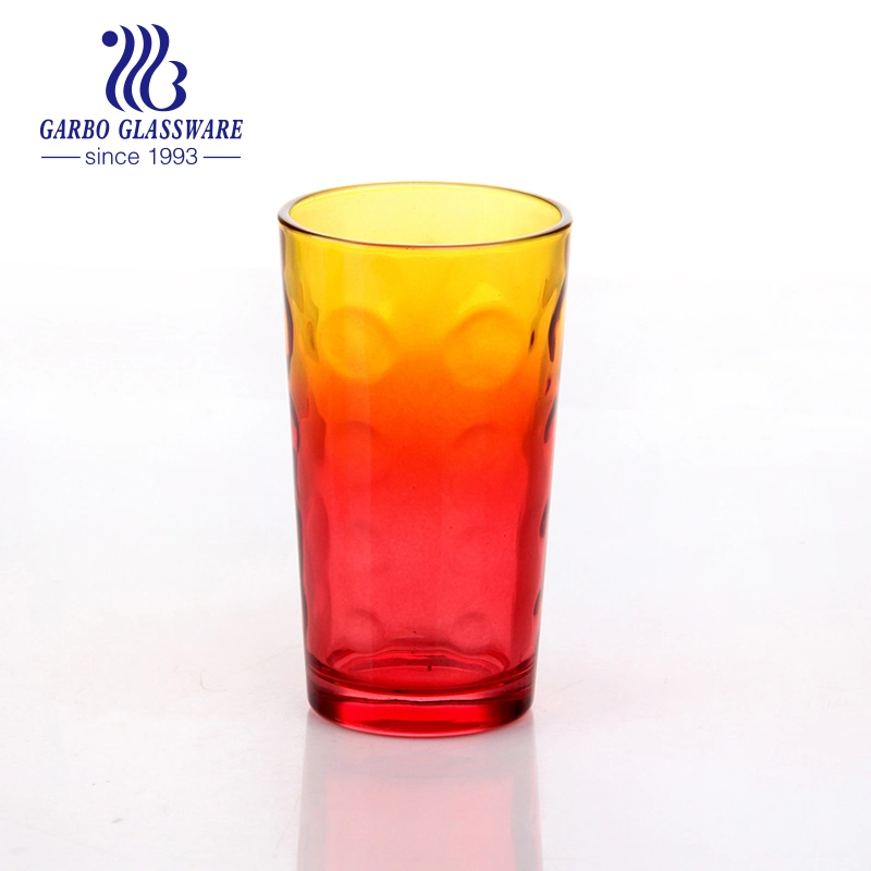 Wholesale/Supplier Cheap Transparent Various Size Glass Tea Coffee Colored Tumbler for Daily Use