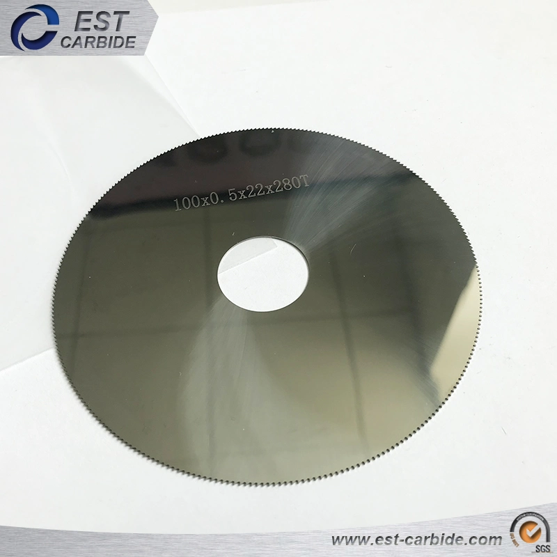 Solid Tungsten Carbide Slitting Saw Blades 100*0.5*22*280 Teeth