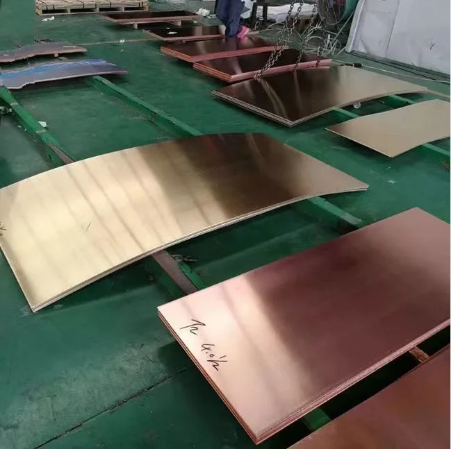 Pure Electrolytic Copper Cathode C10100 C10200 C10300 H68 H70 H80 H85 Copper Sheets 99.99% Heat Dissipation Pure Copper Plate