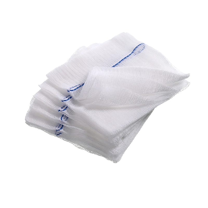 Wholesale OEM 100% Cotton Gauze Sponge for Wound Medical Gauze Swabs for Hospital with X-ray CE ISO-13485