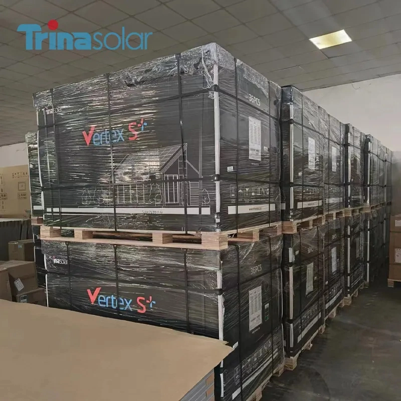 EU Stock Solarpanel Trina Vertex S+ Neg9RC. 27 Solarmodul 410W 420W 425W 430W 435W 440W Bifacial PV Module All Black Trina Solar Panels