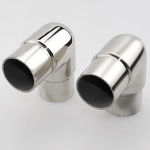 High Quality Handrail Fitting Degree Flush Tee Stainless Steel Flush Joiner Elbow