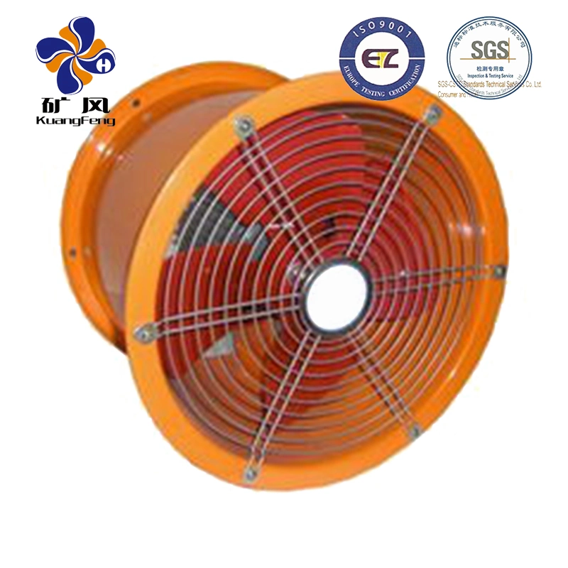 Acero inoxidable Industrial y Minero conducto de ventilación flujo axial a prueba de explosiones Ventilador de escape