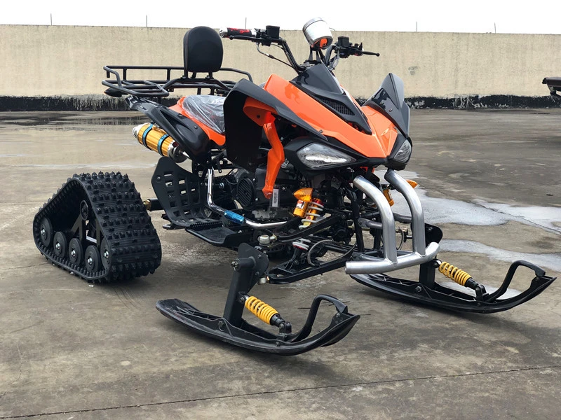 Automatic Adult Petrol Snow Scooter Snowmobiles 200cc