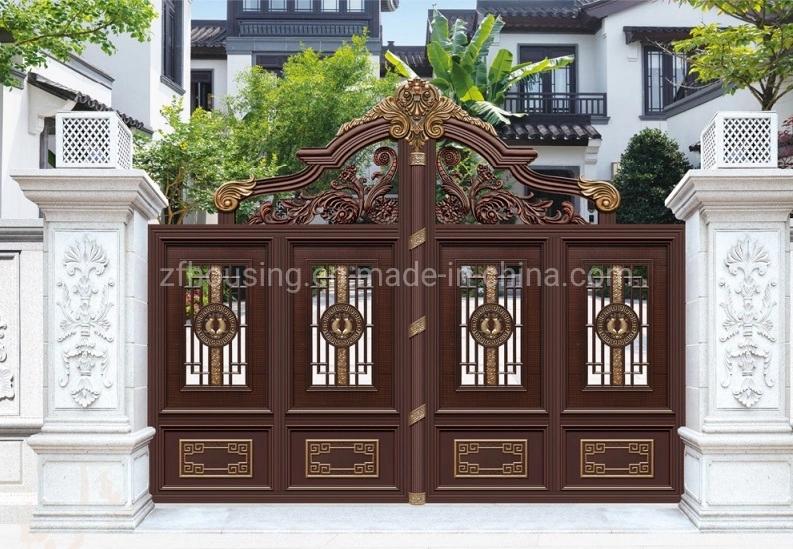 Attractive Latest Aluminum House Main Gate Design for Villa Gate