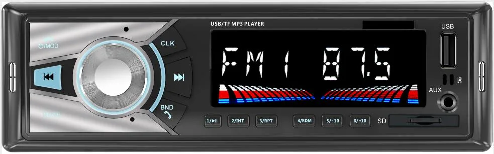 High quality/High cost performance  LCD Car MP3 Player Car Audio with Bluetooth USB 7388IC