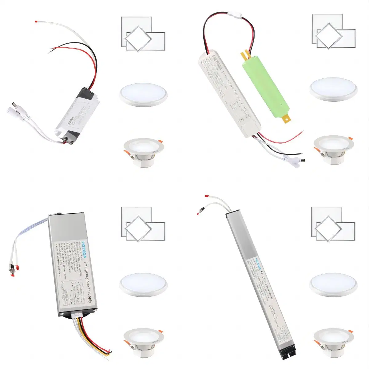 Großhandel/Lieferantspreis CE RoHS UL gelistet 10W/20W/50W/100W Wasserdicht wiederaufladbare Dali Notfall-LED-Licht-Treiber-Fabrik für Beleuchtungsanlagen