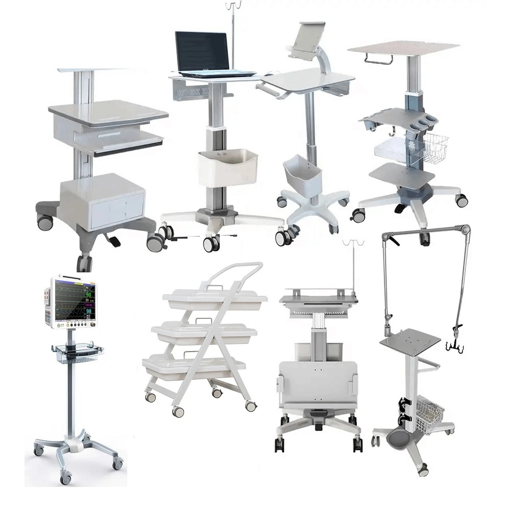 Ordinateur portable de l'ÉCHOGRAPHIE ENDOSCOPIQUE ECG du Moniteur Patient gastro-intestinal chariot de transfert de l'hôpital Stand d'instruments médicaux