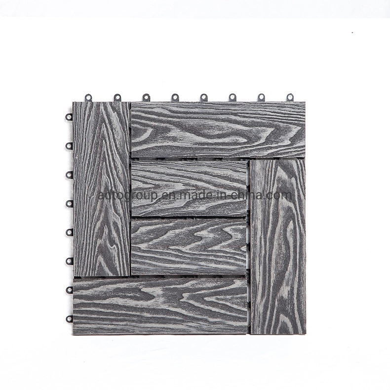 High Strength Eco-Friendly Plastic and Wood Composite WPC Floor Tile