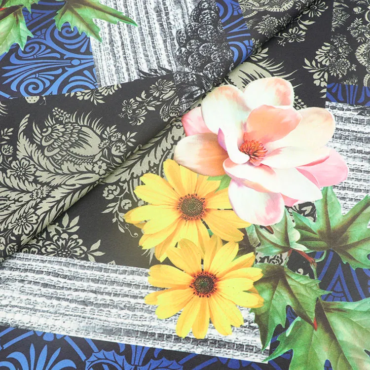 New Design Plain Woven for Dress Viscose Digital Printing 100% Rayon Dresses Fabric