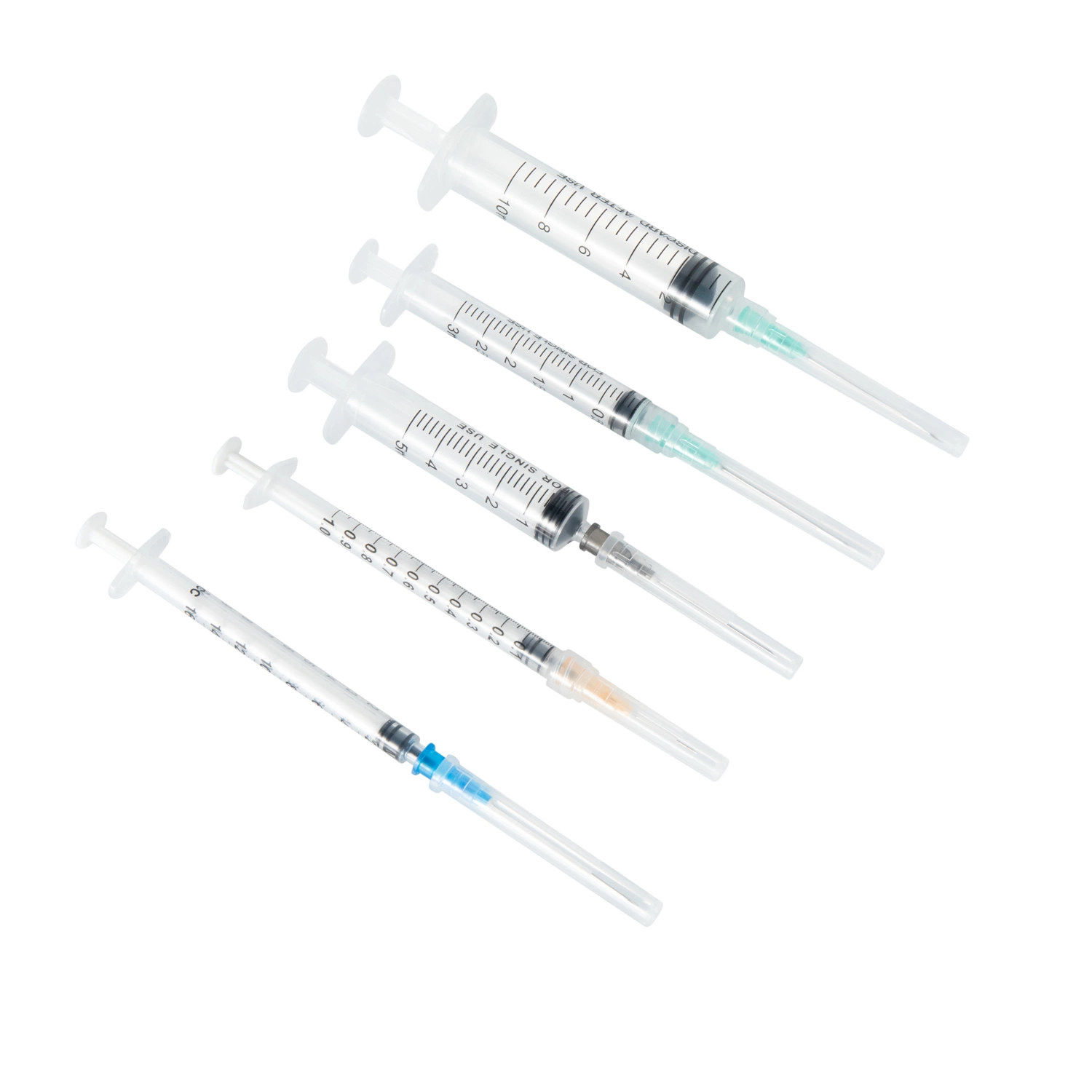 Medical Device Disposable Sterile Hypodermic 3-Part Syringe