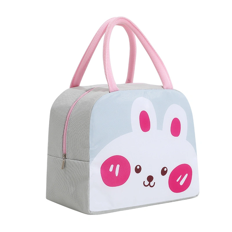 Factory Custom Insulated Bag Cute Animal Aluminium Lunch Cooler Bag for Children