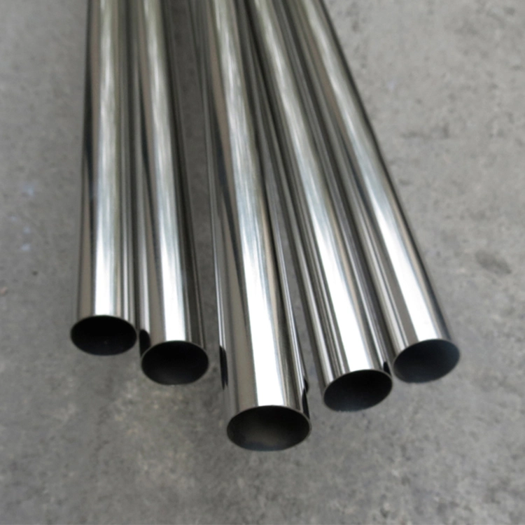 Round Stainless Steel Pipe ASTM A270 A554 SS304 316L 316 310S 440 1.4301 321 904L 201 Square Pipe Inox Ss Seamless Tube