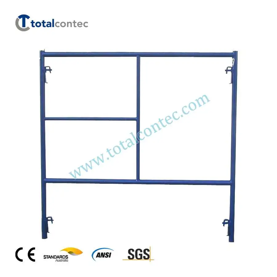 الفولاذ لودر لوحة اليورو ترخيص الألومنيوم ماسون Scaffold Scaffolding Frame النظام مع تشييد العجلات