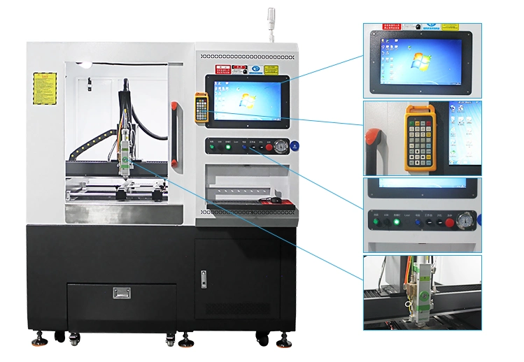 Mini Automatische Laser-Schneidemaschine Metallrahmen Tragbare CNC-Schneiden Maschine Edelstahl Flache Platte Laser Schneidausrüstung