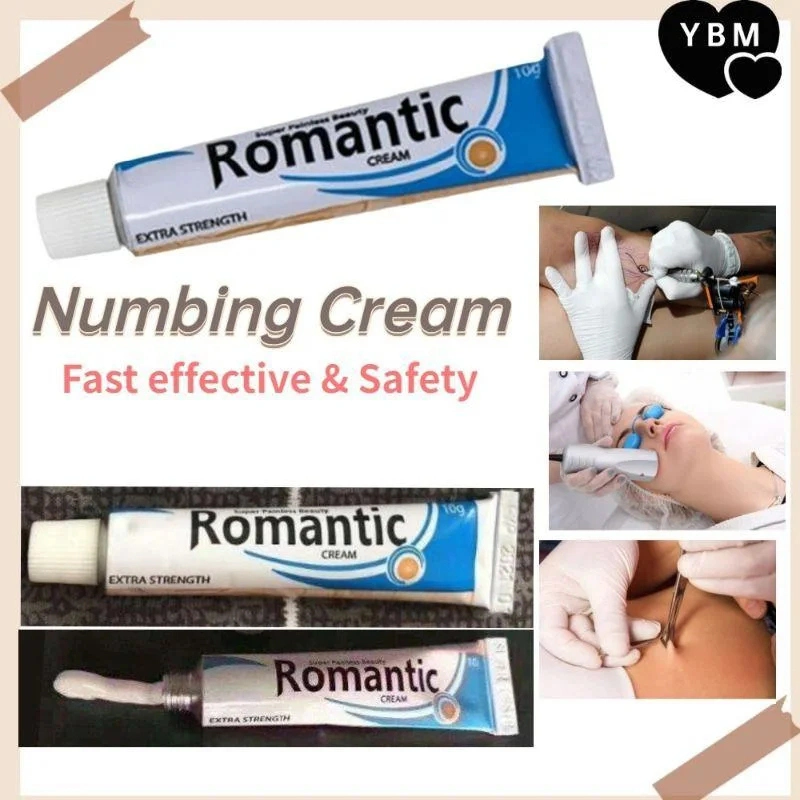 Tattoo Art Care Factory Wholesale/Supplier 10g Romantic Numbing Cream Eyebrow Makeup Anestesia Romantic Numb Cream