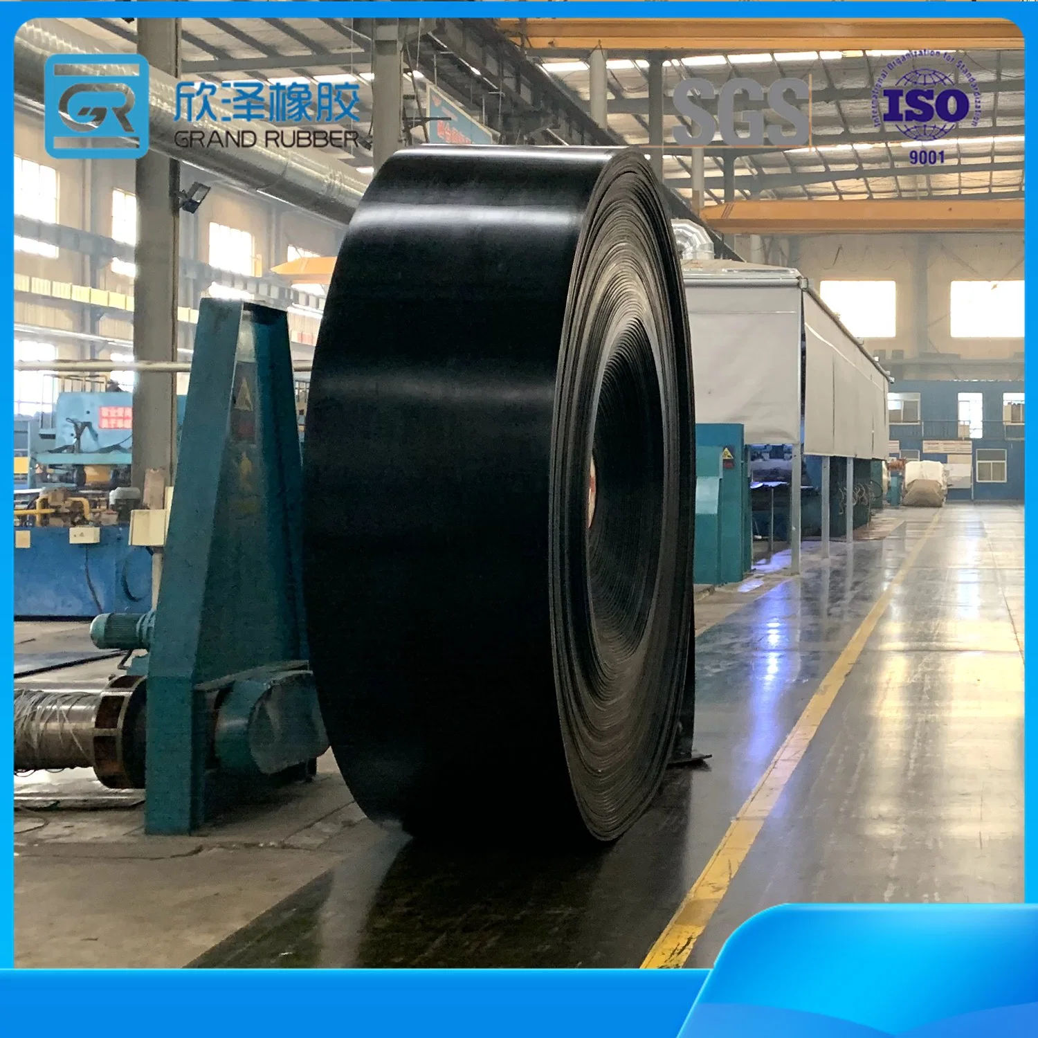 Low Cost Tear Resistant Steel Cord Rubber Conveyor Belt with Excellent Performance and Optimum Quality Raw Materials for Mine Stone Sand and Cement Factory