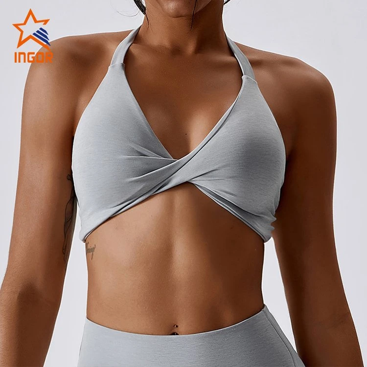 Ingorsports Gym Wear Wholesale/Supplier Suppliers Activewear Custom Women Lulu Fitness Bra Quick-Drying Yoga Clothing Running Sports Wear