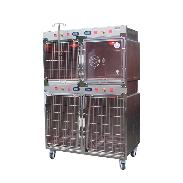 Hospital Infrared Therapy Cage Pet Cages Pet Dog Cat Care Cage Oxygen