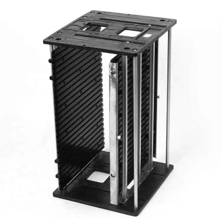 ESD antistatique en acier inoxydable Magazine Rack de stockage