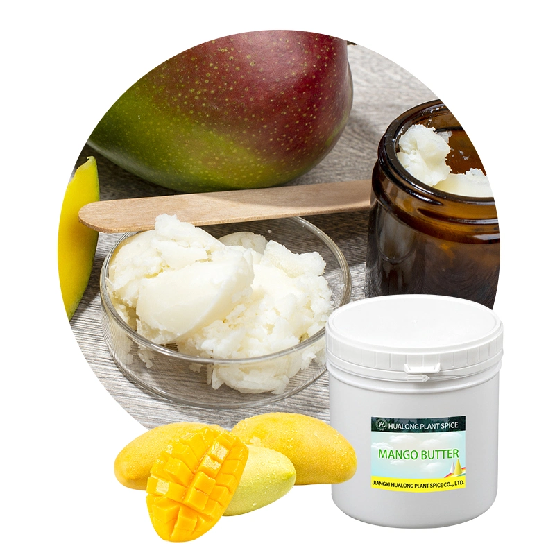 Hl- Cuerpo Natural loción, crema de mantequilla, el fabricante, el grueso de materias orgánicas manteca de Mango 100% pura para el cabello, piel alimento prensado en frío, hidratante, no refinados