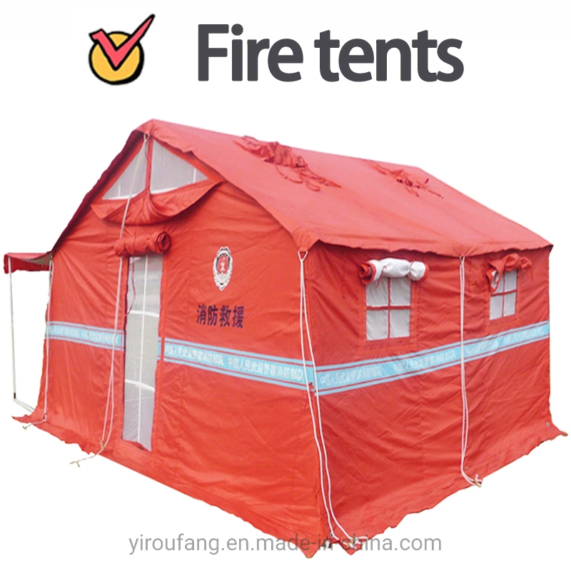 China Relief Canvas Tent Army Style Anti-Aging Good Air Permeability Easy to Transport Good Air Permeability Green Tent Outdoor 16 Person Tents Warmth