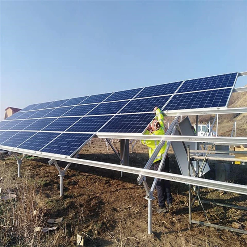 Support de montage pour l'énergie solaire au sol pour système d'énergie solaire.