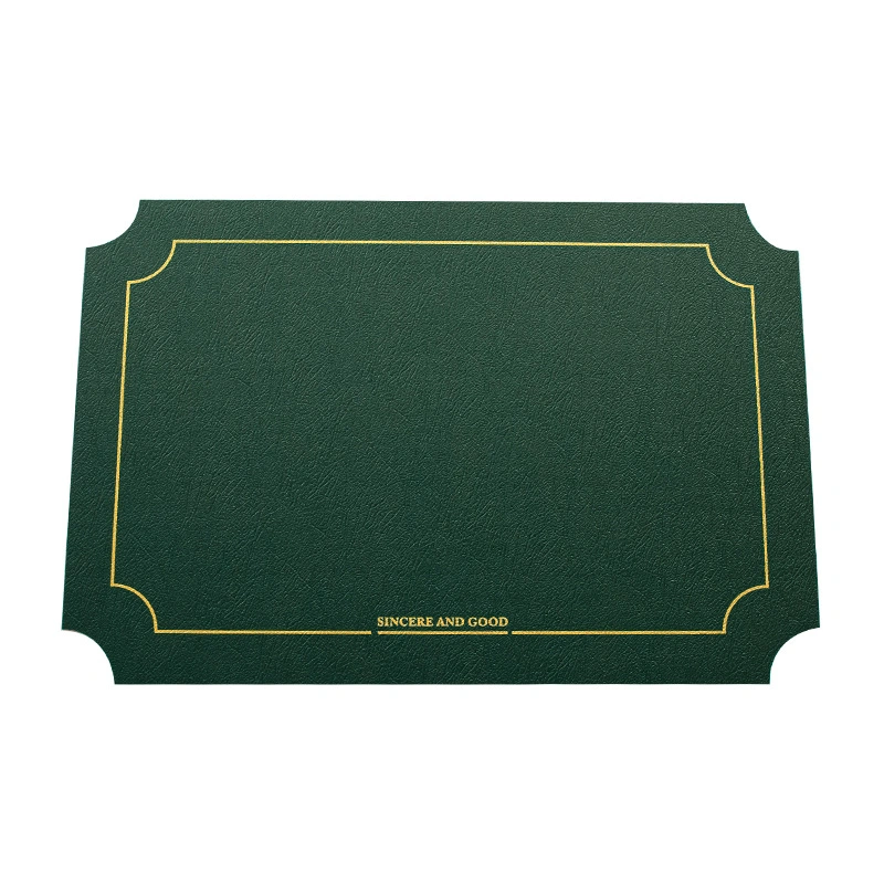 Mat Table PU Non-Slip Pad Leather Heat Insulation Placemats Silicone Cup Woven Home Kithcen Dining Place Western Soft Placemat