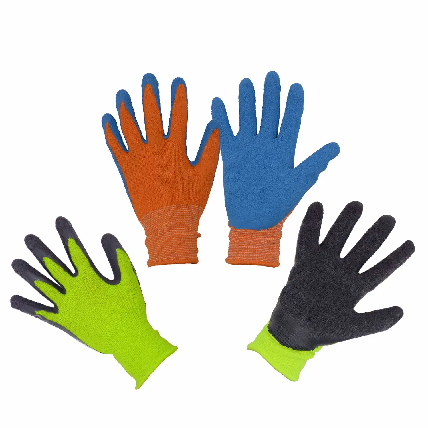 Pri Foam Latex Rubber Coated Garden Gloves Kids Painting DIY Yard Work Landscape Protective Gloves Kids Outdoor Gloves