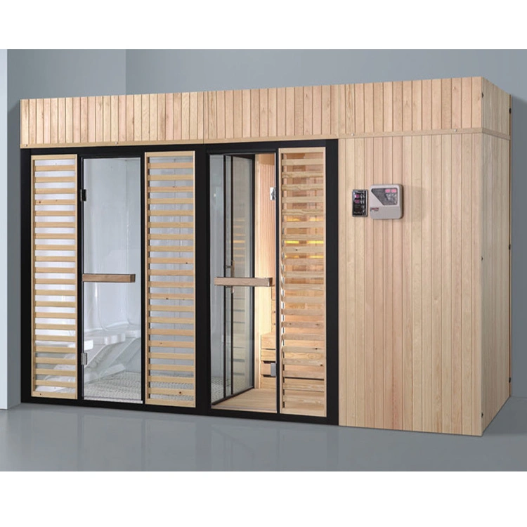 Generador de vapor Barrel exterior tradicional Seco Interior en Venta Cuarto de baño Baño Ducha de madera seca SPA Sauna