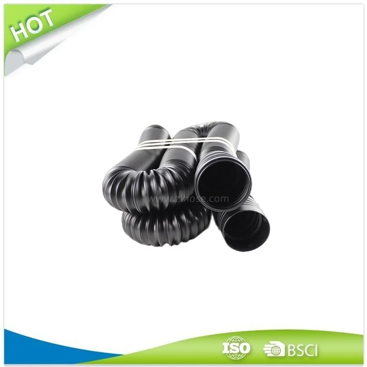 Flex Drain Pipe Solid 65mm X 25&prime; Water Pipe Flexible and Expandable Drain Pipe