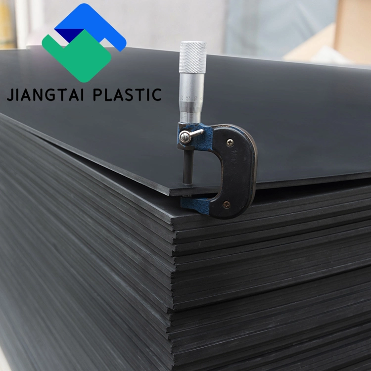 Jiangtai Plastic 4*8 Пена плата Размер ПВХ лист черный для Продвижение