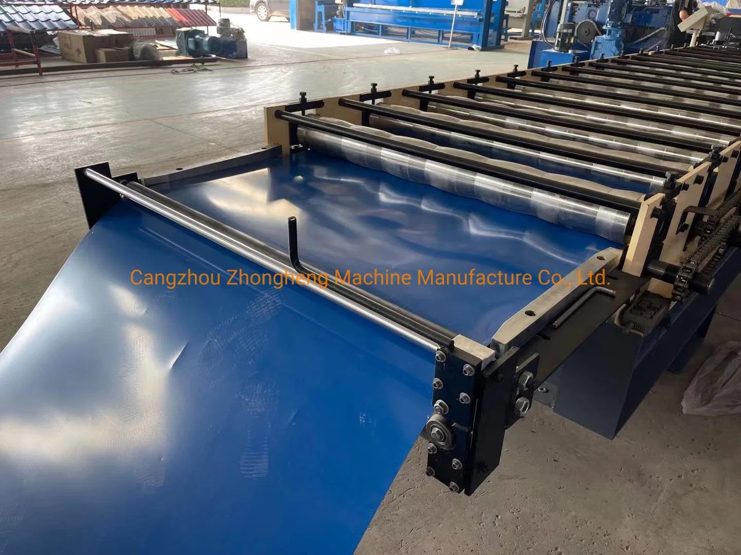 Metal Glazed Steel Roof Tile Making Roll Forming Machine for Tile Roof Profile