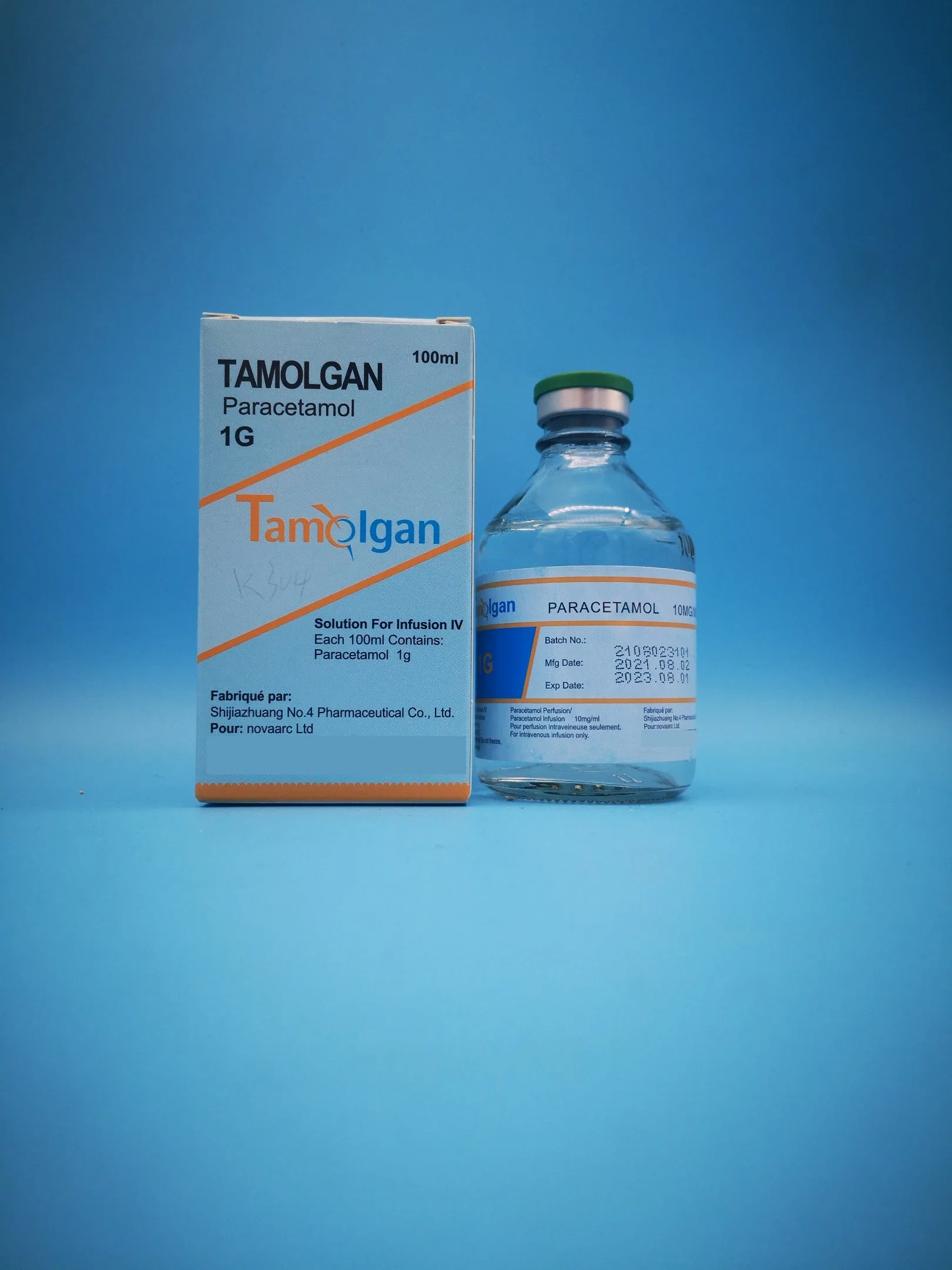 Paracetamol Injection 100ml: 1g Ma Holder